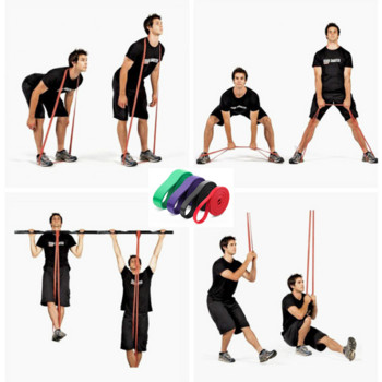 Фитнес резистентни ластици Унисекс йога атлетичен експандер Фитнес обучение дърпане на въже ластици Спортни ленти за дърпане на примка