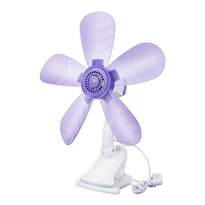 Ventilator portabil cu clemă Ventilator electric de birou Ventilator de răcire silențios de masă cu cinci foi pentru mașină de dormitor de birou de camping