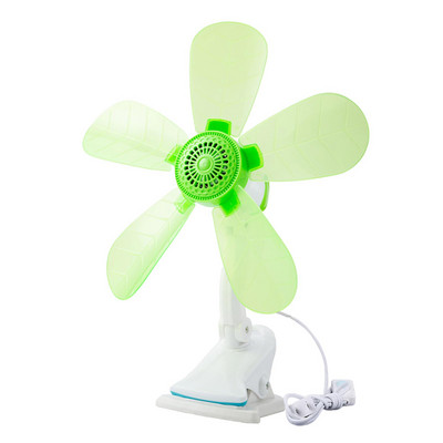 Ventilator portabil cu clemă Ventilator electric de birou Ventilator de răcire silențios de masă cu cinci foi pentru mașină de dormitor de birou de camping
