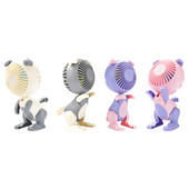 Puppy Desk ventiliatorius 3 greičiai Tylus, stiprus asmeninis stalo ventiliatorius Mini ventiliatorius, nešiojamas biuro keliaujančiai virtuvei