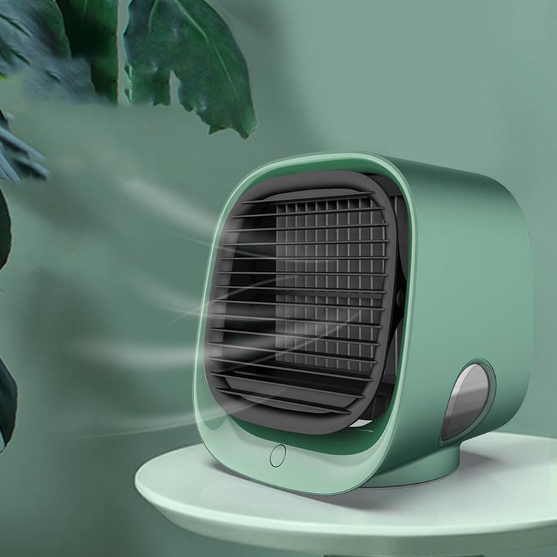 USB mini õhujahuti ventilaator õhkjahutus konditsioneer öövalgusega kaasaskantav niisutus lauaarvuti õhujahuti multifunktsionaalne suvine