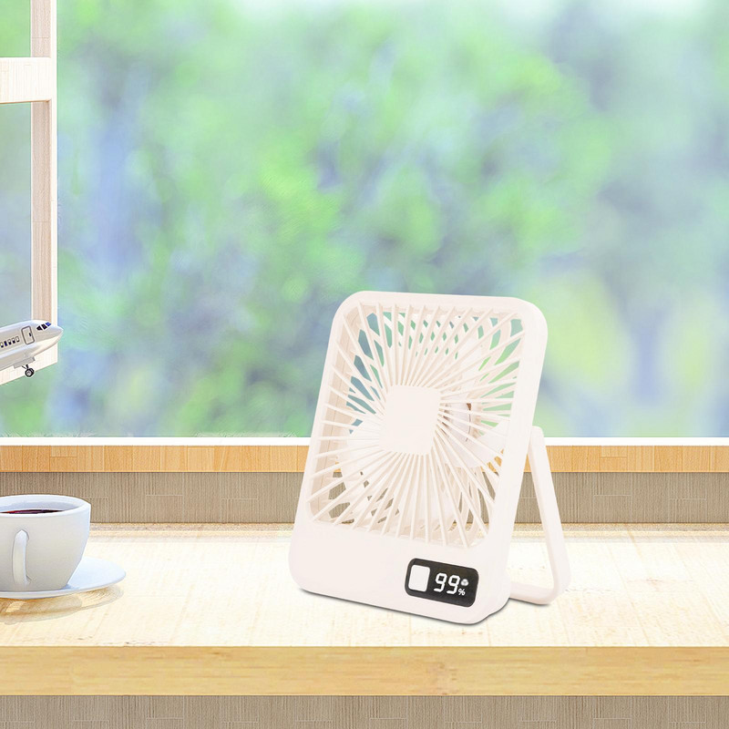 Mažas stalinis ventiliatorius, įkraunamas nešiojamasis 5 greičių vasaros aušinimo ventiliatoriai Aušinimo mini ventiliatorius stalinis ventiliatorius, skirtas namų staliniam kompiuteriui miegamajam, automobiliniam biurui