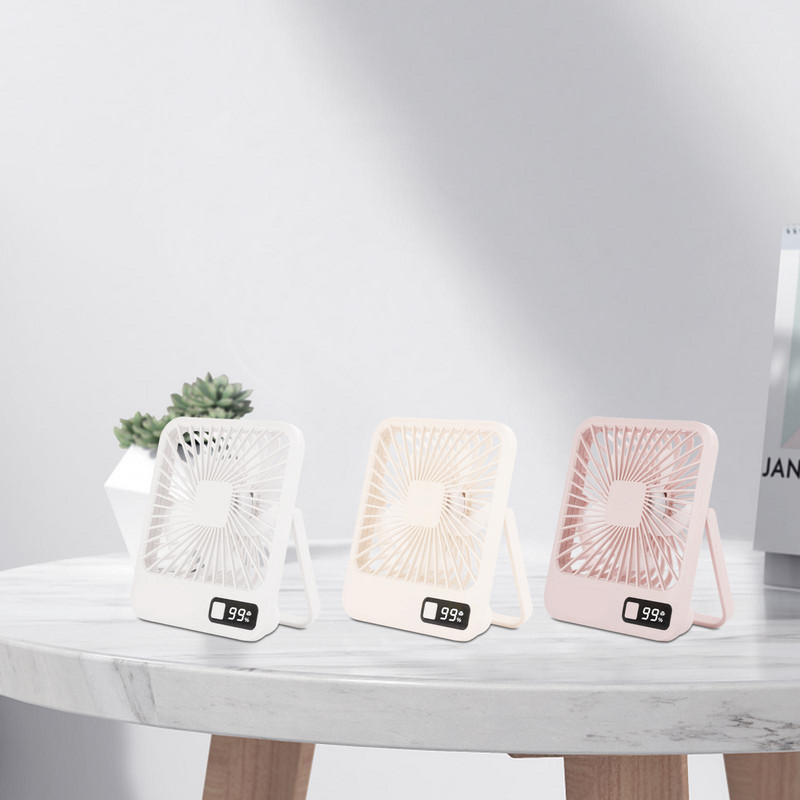 Mažas stalinis ventiliatorius, įkraunamas nešiojamasis 5 greičių vasaros aušinimo ventiliatoriai Aušinimo mini ventiliatorius stalinis ventiliatorius, skirtas namų staliniam kompiuteriui miegamajam, automobiliniam biurui