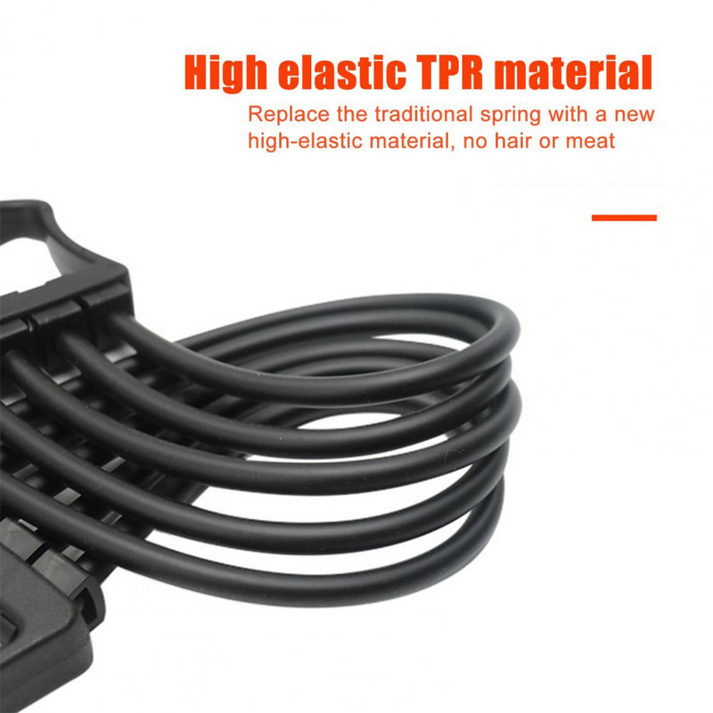 Többfunkciós, állítható mellkastágító kézi edző Fitness eszköz Izomfejlesztő gumi gumiszalagok sportgyakorlatokhoz