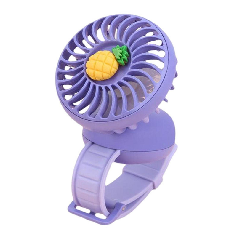 Προσωπικός ανεμιστήρας μικρού ανεμιστήρα USB με δυνατότητα φορέματος καρπού Προσωπικός μίνι ανεμιστήρας καρπού ταχύτητας τρίτης ταχύτητας Επαναφορτιζόμενος ανεμιστήρας ρολογιού USB για εξωτερικούς χώρους