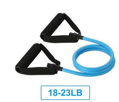Ζώνες αντίστασης 5 επιπέδων με λαβές Yoga Pull Rope Elastic Fitness Exercise Tube Band για προπόνηση στο σπίτι Προπόνηση δύναμης