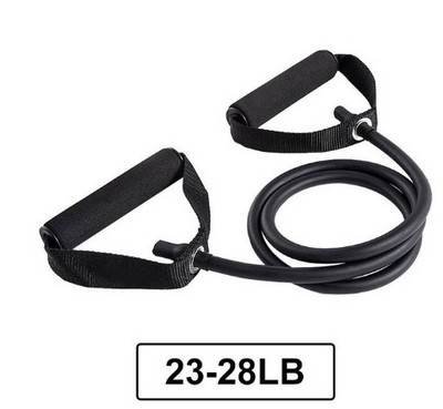 Ζώνες αντίστασης 5 επιπέδων με λαβές Yoga Pull Rope Elastic Fitness Exercise Tube Band για προπόνηση στο σπίτι Προπόνηση δύναμης