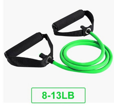 Ζώνες αντίστασης 5 επιπέδων με λαβές Yoga Pull Rope Elastic Fitness Exercise Tube Band για προπόνηση στο σπίτι Προπόνηση δύναμης