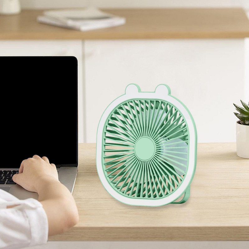 Καλοκαιρινός ανεμιστήρας ψύξης Πολυλειτουργικός μίνι επιτραπέζιος ανεμιστήρας με ανεμιστήρα LED Light που λειτουργεί με μπαταρία για σπίτι, ταξίδια, σκάφος, εξωτερικούς και εσωτερικούς χώρους,