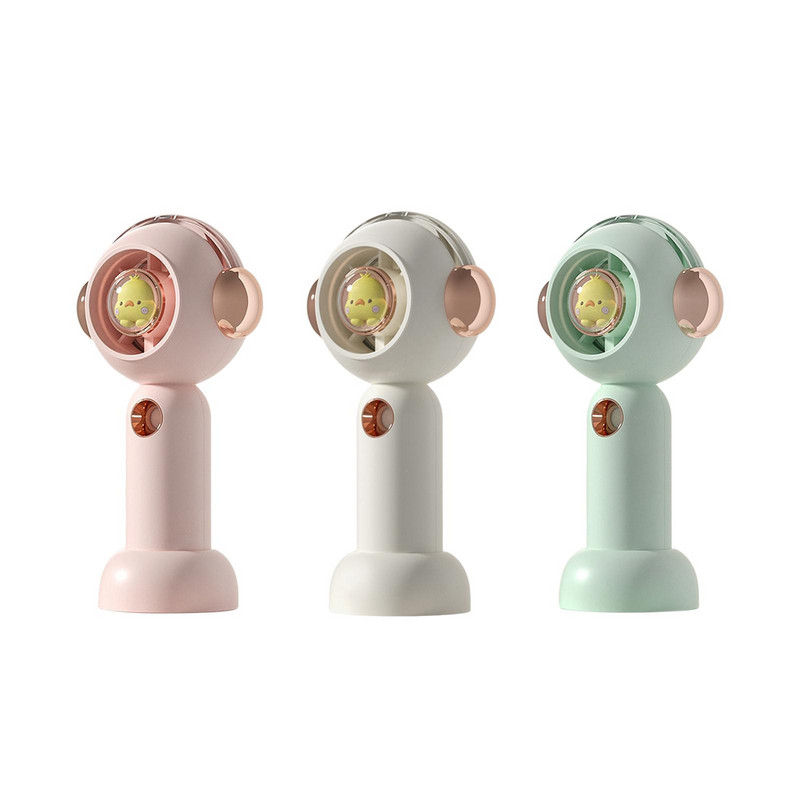 Rankinis rasojimo ventiliatorius 3 greičių įkraunamas aušinimo rūko ventiliatorius asmeninis ventiliatorius stovyklavimo ventiliatorius kelioninėms palapinėms Miegamojo namų stalinis kompiuteris