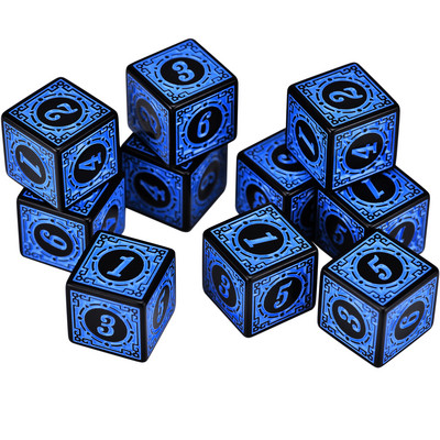 Daugiakampis 7 dyglių raižytų raštų kauliukų rinkinys D4 D6 D8 D10 D% D12 D20, skirtas RPG DND