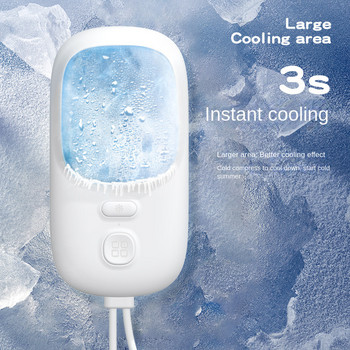 Преносими ръчни полупроводникови хладилни вентилатори 3 скорости, регулиране на охлаждането, заглушен вентилатор за къмпинг на открито