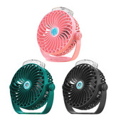 Mini aušinimo ventiliatorius Tylus stalo ventiliatorius 5 greičių Reguliuojamas asmeninis lengvas stalinis ventiliatorius, skirtas biuro žygiams po atviru dangumi