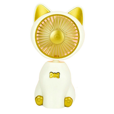 Επιτραπέζιος ανεμιστήρας χειρός USB Low με προσωπικό ανεμιστήρα νυχτερινής λάμπας για ταξίδια σε εξωτερικούς χώρους