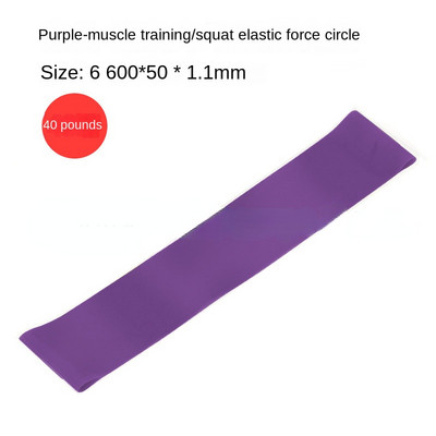 Kaasaskantavad treeningseadmed Kummist vastupidavad rihmad Jooga jõusaal elastsed igemed, tugevus Pilates Crossfit naiste jõuspordialad