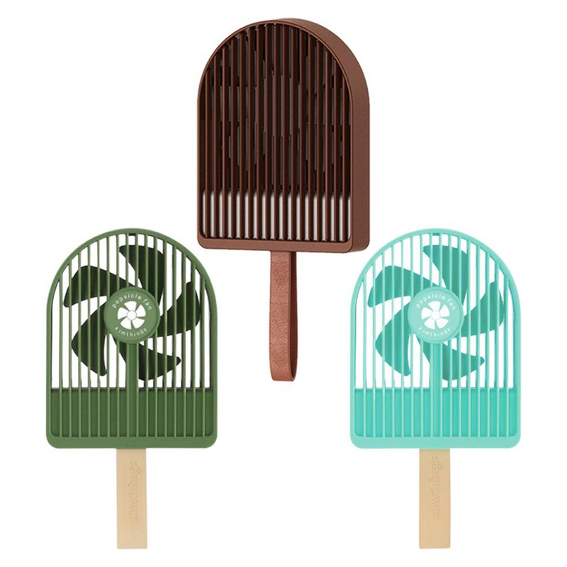 USB stalinis ventiliatorius Mini nešiojamas ledo ventiliatorius Kūrybinis nešiojamas rankinis ventiliatorius aušinimo ventiliatorius Dovanos vaikams berniukams mergaitėms