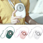 Mini-USB-ventilaator, kaasaskantavate kätega kaelakee ventilaator, laetav käeshoitav ventilaator, 3 reguleeritavat isiklikku töölauda õues