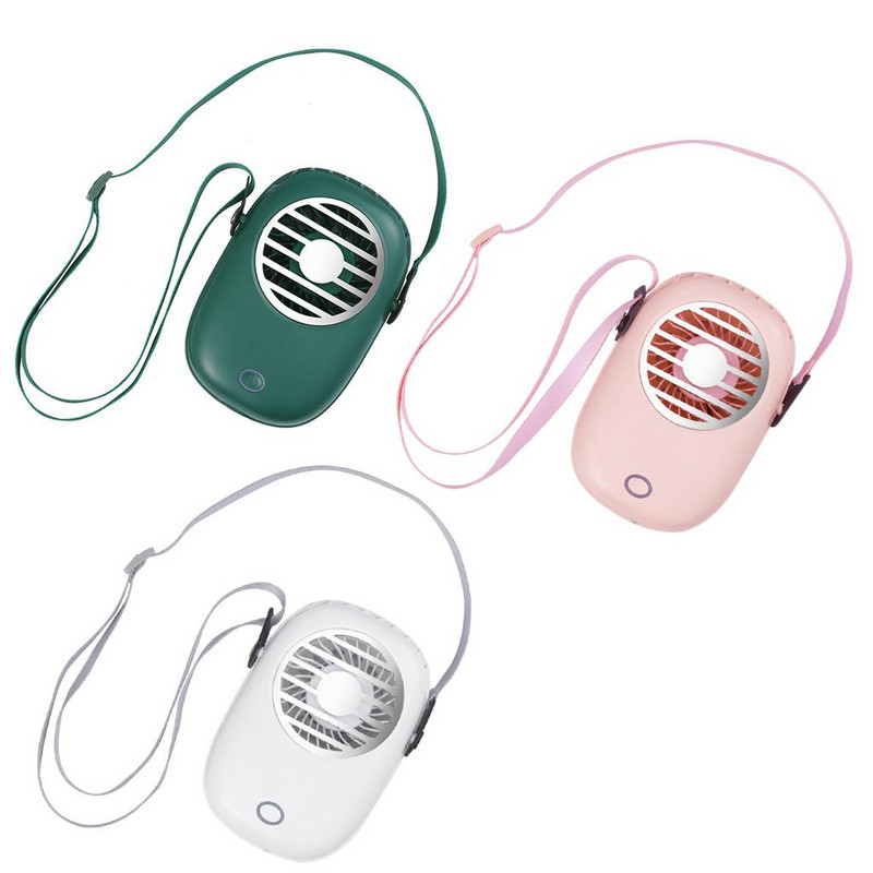 Mini-USB-ventilaator, kaasaskantavate kätega kaelakee ventilaator, laetav käeshoitav ventilaator, 3 reguleeritavat isiklikku töölauda õues