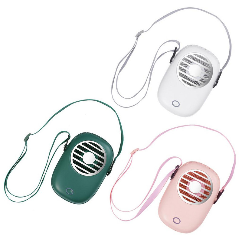 Mini-USB-ventilaator, kaasaskantavate kätega kaelakee ventilaator, laetav käeshoitav ventilaator, 3 reguleeritavat isiklikku töölauda õues