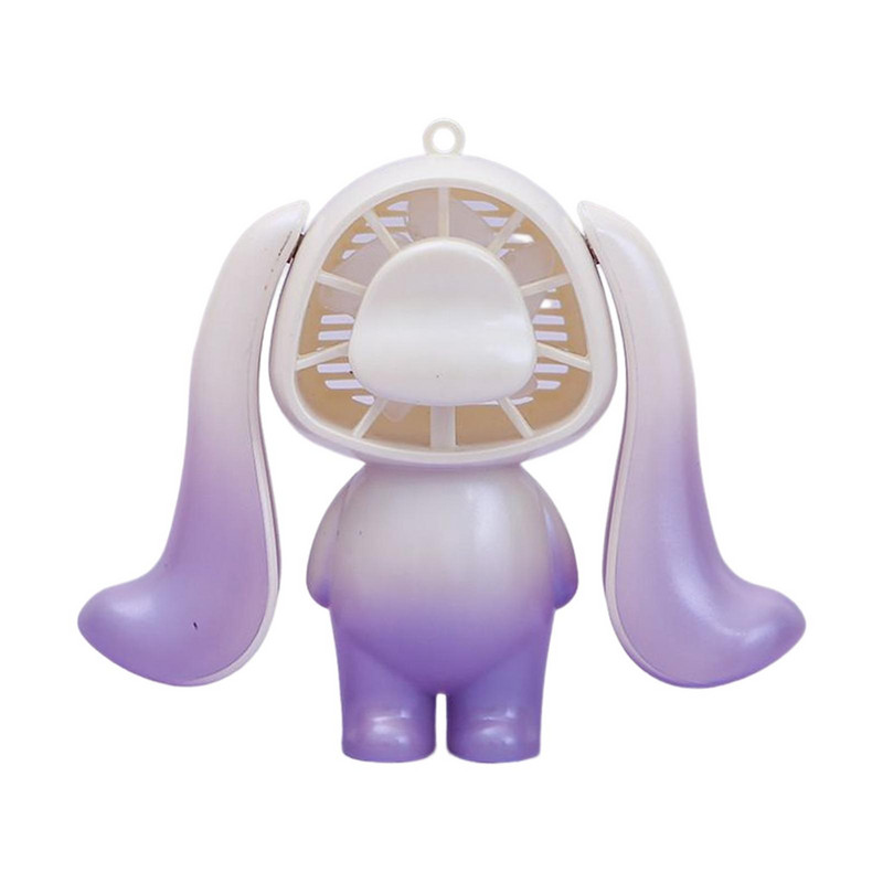 „Creative Rabbit“ stalinis ventiliatorius, įkraunamas USB 3 greičių pakabinamas ventiliatorius, aušinimo ventiliatorius, stalinis ventiliatorius, skirtas kelionėms viduje, lauko vasaros namuose