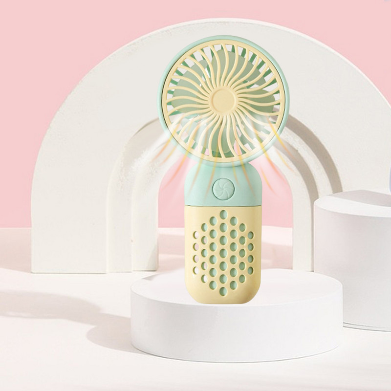 Elektriline käeshoitav miniventilaator Madal lauataskuga ventilaator Taskuventilaator Käeshoitav ventilaator matkapikniku lauaarvuti jaoks