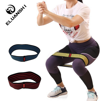 ELUANSHI Bandă de șold pentru vâsletor Gumă de rezistență pentru benzi de fitness Echipament de gimnastică elastica mini sport Cauciuc pentru antrenament atletic elastic