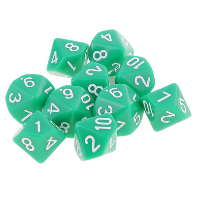10 τμχ Νέο RPG D&d DND Polyhedral Dice Set Επιτραπέζιο Σετ Παιχνιδιού 8/10 Sided Die D10 D8 Διχρωμο σετ ζαριών πολλαπλών όψεων