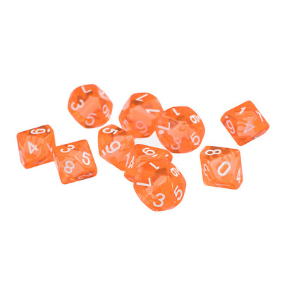 10 τμχ Νέο RPG D&d DND Polyhedral Dice Set Επιτραπέζιο Σετ Παιχνιδιού 8/10 Sided Die D10 D8 Διχρωμο σετ ζαριών πολλαπλών όψεων