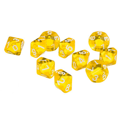 10 τμχ Νέο RPG D&d DND Polyhedral Dice Set Επιτραπέζιο Σετ Παιχνιδιού 8/10 Sided Die D10 D8 Διχρωμο σετ ζαριών πολλαπλών όψεων
