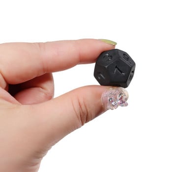 7 τεμ./Σετ Νέο Polyhedral Black Dice Set Game Dice For TRPG DND Accessories Polyhedral Dice for Board Games Math Games