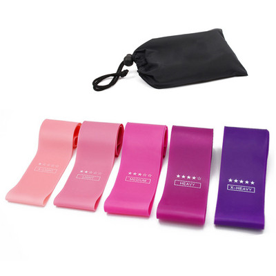 Elastne riba vastupidavusbänd, jõusaal, jõutreening Fitness närimiskumm Pilatese harjutus Crossfit treeningvarustus