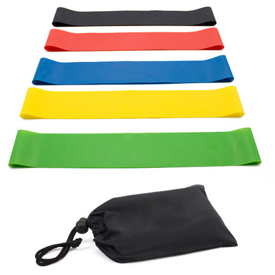 Elastne riba vastupidavusbänd, jõusaal, jõutreening Fitness närimiskumm Pilatese harjutus Crossfit treeningvarustus