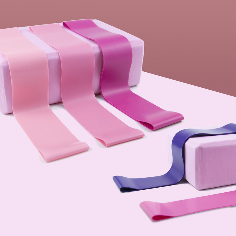 Elastne riba vastupidavusbänd, jõusaal, jõutreening Fitness närimiskumm Pilatese harjutus Crossfit treeningvarustus