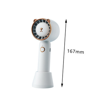 Преносим ръчен вентилатор Mute 3 скорости Регулируем джобен вентилатор USB акумулаторен въздушен охладител с нисък шум за домашен туризъм на открито