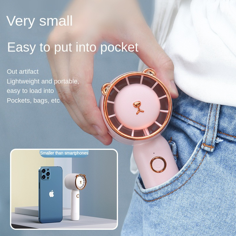 Nešiojamas rankinis ventiliatoriaus išjungimas, 3 greičių reguliuojamas kišeninis ventiliatorius, USB įkraunamas žemo triukšmo oro aušintuvas, skirtas lauko kelionėms pėsčiomis namuose