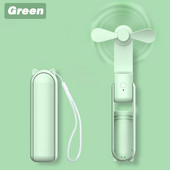 2000mAh mini kaasaskantav ventilaator USB-laetav pihuarvuti lauaventilaator Vaikne kokkupandav kontor Kodus Mugav akupanga jahuti kokkupandav