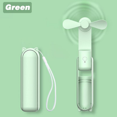 2000mAh mini kaasaskantav ventilaator USB-laetav pihuarvuti lauaventilaator Vaikne kokkupandav kontor Kodus Mugav akupanga jahuti kokkupandav