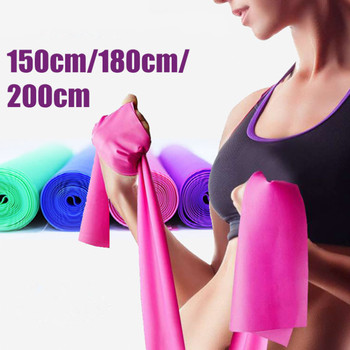 Fitness Exercise Resistance Bands Rubber Yoga Elastic Band Beauty Shaping Resistance Band Rubber Loops For Gym Training Αδυνάτισμα