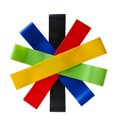 5 bucăți bandă elastică de tensiune exerciții fitness bandă de rezistență sală de gimnastică yoga fitness sport promovarea sănătății sportive antrenament în interior nou