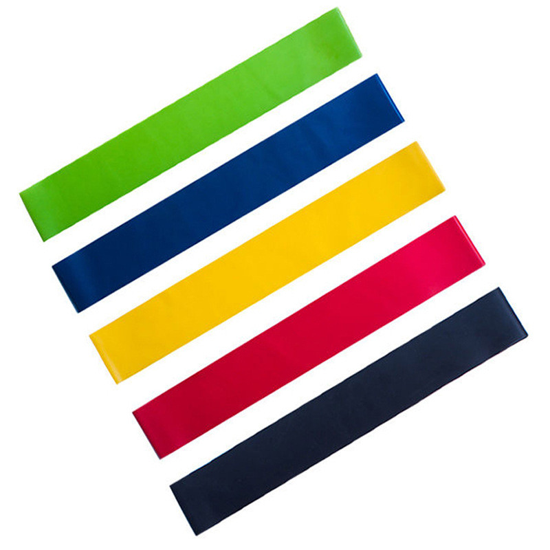 5 bucăți bandă elastică de tensiune exerciții fitness bandă de rezistență sală de gimnastică yoga fitness sport promovarea sănătății sportive antrenament în interior nou