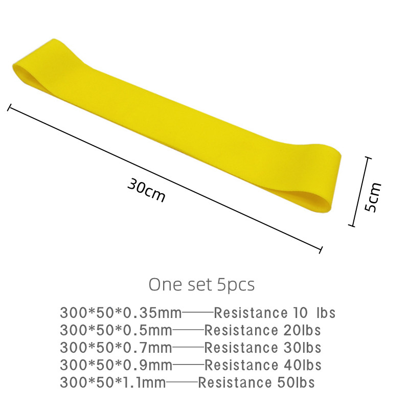 5 bucăți bandă elastică de tensiune exerciții fitness bandă de rezistență sală de gimnastică yoga fitness sport promovarea sănătății sportive antrenament în interior nou
