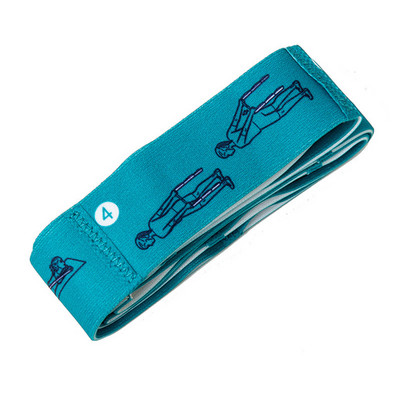 1 vnt elastiniai / šokių / treniruočių / įtempimo diržai Nešiojami kūno rengybos įrangos atsparumo diržai jogos tempimo diržo suvarstymui atspari juosta