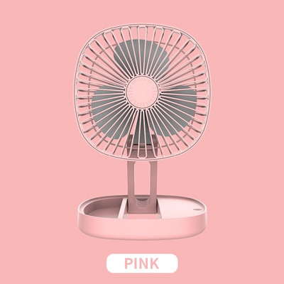 Kaasaskantav kokkupandav ventilaator USB laetav madala müratasemega elektriline jahutusventilaator lauaarvuti seinale paigaldatav kokkupandav majakontori väike ventilaator