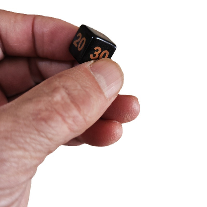 10 tk/komplekt 14mm akrüül D6 täringud verepildi indikaator 6 külge 10 20 30 40 50 100