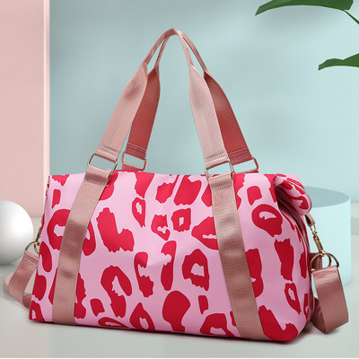 „Cow Pattern“ treniruoklių salės kūno rengybos krepšys, moteriškas kelioninis lagaminas, moteriška rankinė, sausas, šlapias, savaitgalinis sportinis krepšys ant pečių