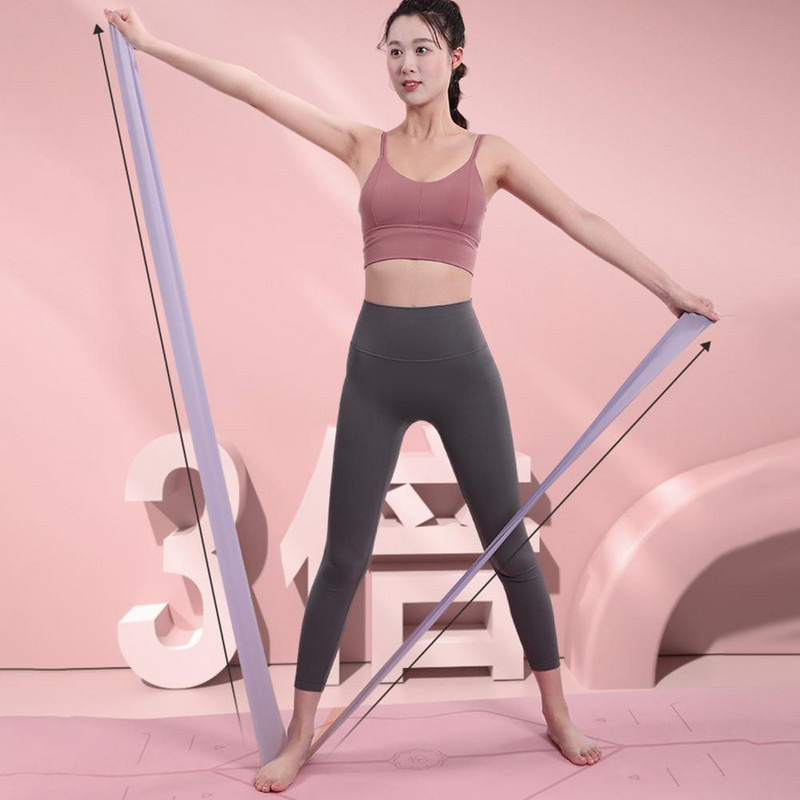 Jėgos lavinimas tolygaus storumo galūnių tempimo treniruotės Namų jogos elastinės juostos treniruočių įranga