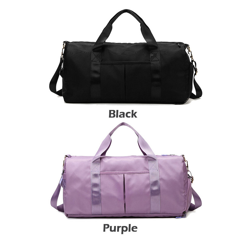 Moterys Vyrai su batų skyriumi Oxford Cloth Joga Kelioninis Duffle Vandeniui atsparus Gimnastikos Krepšys Kasdienis nešiojamas nuo įbrėžimų didelės talpos