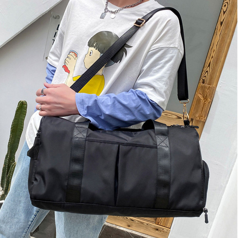 Moterys Vyrai su batų skyriumi Oxford Cloth Joga Kelioninis Duffle Vandeniui atsparus Gimnastikos Krepšys Kasdienis nešiojamas nuo įbrėžimų didelės talpos