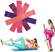 Treening Fitness Kummist Jooga Vastupanupaelad Kodu Jõusaal Elastne igeme Pilatese treeningvarustus Kulturism Naiste Kaal Sport