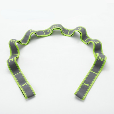 Jooga tõmbamisrihma rihm polüester lateks elastne ladina tantsu venitusbänd Loop jooga pilatese jõusaali treeningu vastupidavusribad